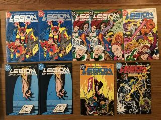 72 Issues Legion Of - Heroes 1984 - 89 1 To 63 4 Annuals,  5 Copies Vg - F