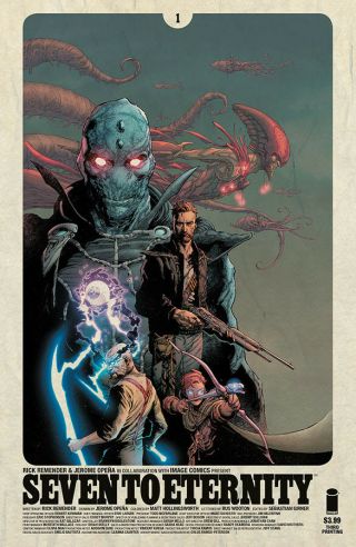 Image Seven To Eternity Comic Book 1 2016 3rd Printing - Nm