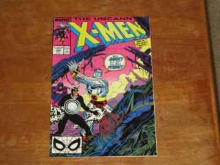 Uncanny X - Men 248 Signed By Jim Lee 1st Jim Lee X - Men 1st Print Nm