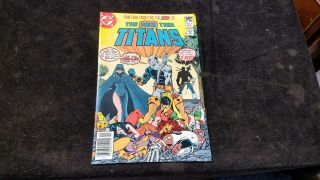 1980 Bronze Age Dc Teen Titans Comic Book No.  2 1st Appearance Deathstroke