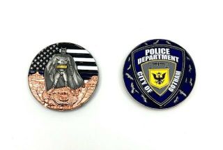 Police - Batman - Hero - Challange Coin - Batman City Of Gotham