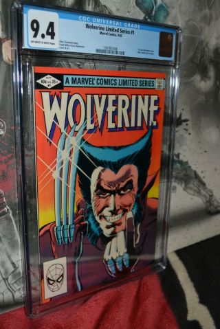 Wolverine Limited Series 1 Cgc 9.  4 1st Solo Wolverine