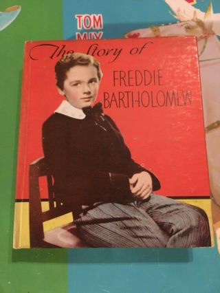 Vf,  Hardcover Story Of Freddie Bartholomew Saalfield Big Little Book
