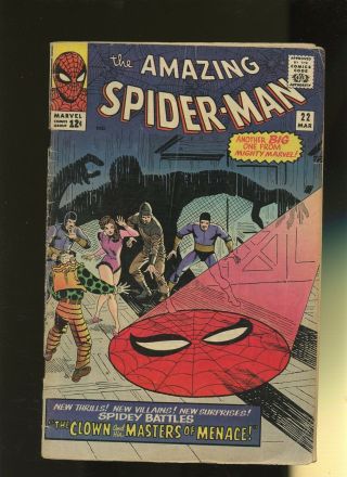 Spider - Man 22 Gd,  2.  5 1 Book Marvel 1st Princess Python Parker