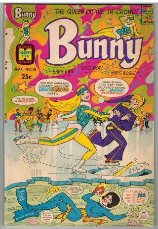Bunny (harvey) 18 1971 Gga Cheesecake Bronze Age Giant 68 Pages