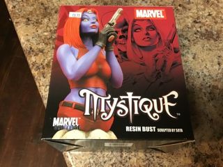 Marvel Universe Mystique Resin Bust Sculpted By Sota 2056/2500.
