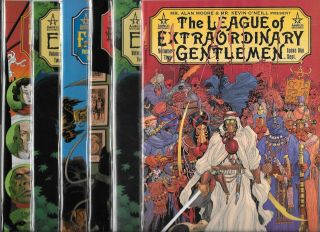 The League Of Extraordinary Gentlemen Vol.  2 Two 1 - 6 Set (nm -) Alan Moore