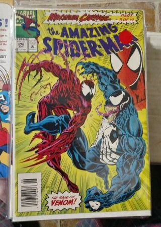 Spider - Man 378 1993 Marvel Maximum Carnage Pt 3 Venom Eddie Brock