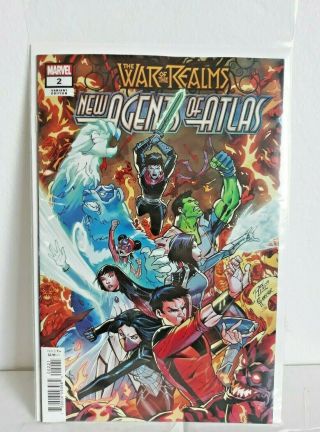 War Of The Realms Agents Of Atlas 2 Marvel Ron Lim 1:25 Incentive Variant