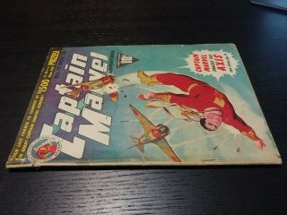 Captain Marvel Adventures 17 (11/42) (WWII painted cover by C.  C.  Beck) 2