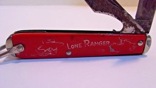 Lone Ranger Authentic Vintage Two Bladed Pocket Knife By Camco
