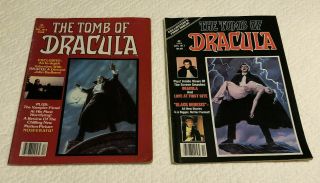 The Tomb Of Dracula No.  1 Oct 1979 And No 2 Dec 1979
