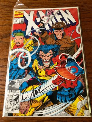Jim Lee Signed X - Men 4 (marvel) 1st Print 1st Omega Red