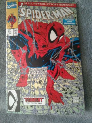 Spider - Man 1 (8/90) Platinum Edition White Pages