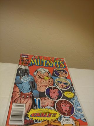 Mutants 87 1st Appearance Cable First Print 1990 X Men Rob Liefeld X Force