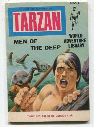 Tarzan - Men Of The Deep 1 World Adventure Library X 4 Copies Mbx41