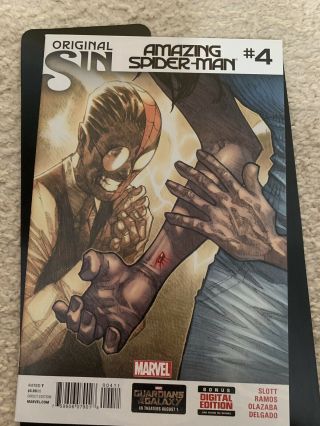 Spider - Man 4 Sin 1st Appearance Silk Marvel Comics 2014