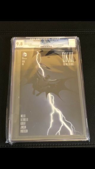 Dark Knight Iii: The Master Race 1 Cgc 9.  8 Dynamic Forces Edition