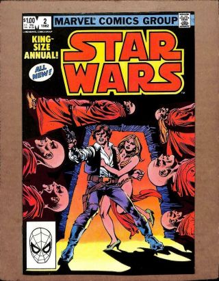 Star Wars Annual 2 - Near 9.  6 Nm - Luke Skywalker Princess Leia Marvel