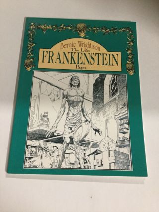 Bernie Wrightson The Lost Frankenstein Pages Oversized Sc B12