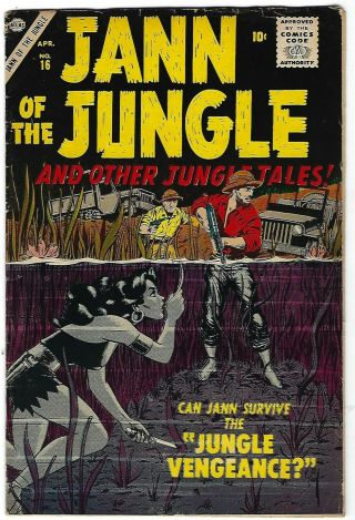 Jann Of The Jungle No.  16 - Bill Everett Cover - Al Williamson Art - Tgl