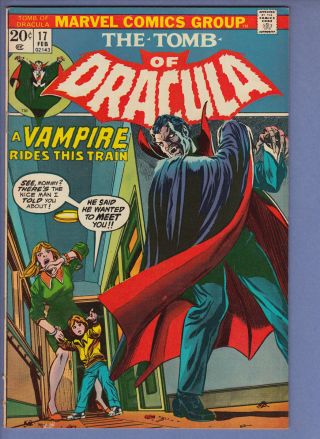 Tomb Of Dracula 17 (feb 1974) Marvel Comic Fn,  50 Off Guide