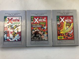 Marvel Masterworks The X - Men Hardcover Hc Volumes 1 2 3 Same As Omnibus