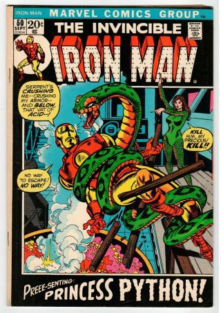Marvel Invincible Iron Man 50 - Vg Sept 1972 Vintage Comic