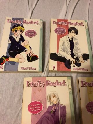 Fruits Basket Manga Books 6 - 10 Natsuki Takaya English Volumes 2