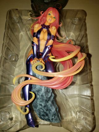 Kotobukiya Bishoujo Starfire Statue Figure Dc Comics Teen Titans 1/7 Scale