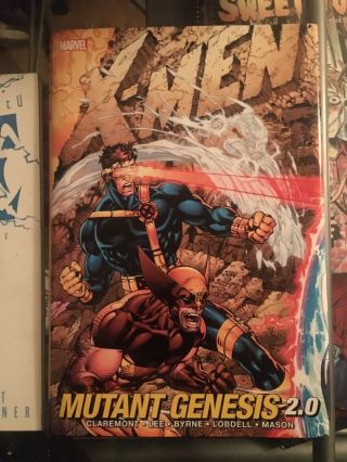 X - Men Mutant Genesis 2.  0 Oversized Deluxe Hardcover Jim Lee Oop