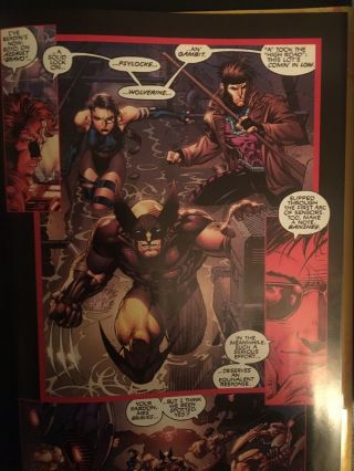 X - men Mutant Genesis 2.  0 Oversized Deluxe Hardcover Jim Lee OOP 4