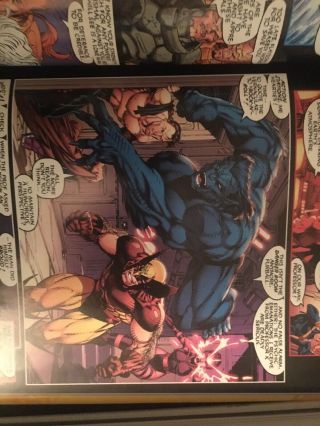 X - men Mutant Genesis 2.  0 Oversized Deluxe Hardcover Jim Lee OOP 6