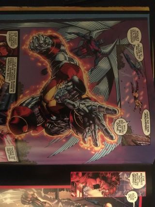 X - men Mutant Genesis 2.  0 Oversized Deluxe Hardcover Jim Lee OOP 7