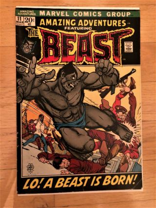 Marvel Comics Adventures 11 The Beast (1970 2nd Series)