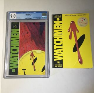 Watchmen 1 Cgc 9.  0 With Trade Paperback
