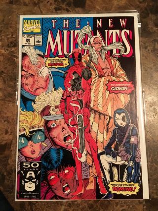 Mutants 98 Liefeld First Deadpool,  W Skybox Card