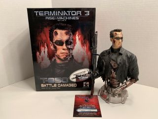 Gentle Giant Terminator 3 Battle T - 850 Bust Light Up Version 1407/2000 3