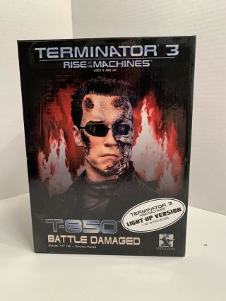Gentle Giant Terminator 3 Battle T - 850 Bust Light Up Version 1407/2000 7