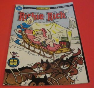 Richie Rich 1 Rare Éditions HÉritage French 1978