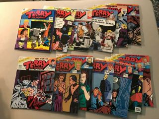 Terry And The Pirates Reprints 13 Volumes 1 - 7 9 - 13 17