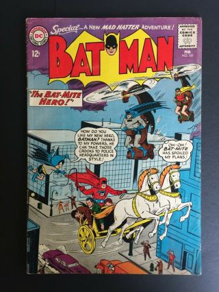 Batman 161 The Bat - Mite Hero (dc Comics 1964) Special.  Mad Hatter Adventure