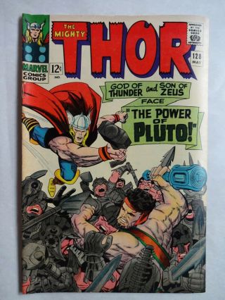 Thor 128 Loki Odin Hercules Pluto Stan Lee Jack Kirby Silver Age