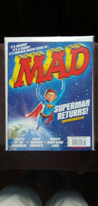 Mad Magazines 4 Issues From 2006 - |see Description - Make Offer - Board And Bag