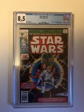Star Wars Number 1 Comic Book 1977 White Pages 8.  5 Just Arrived From Cgc