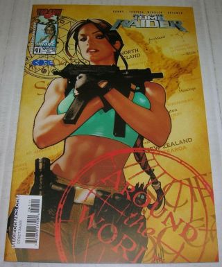 Tomb Raider: The Series 41 Lara Croft (image 2004) Adam Hughes Cover (vf -)