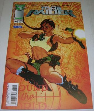Tomb Raider The Series 42 Lara Croft (image 2004) Hot Adam Hughes Cover (vf -)