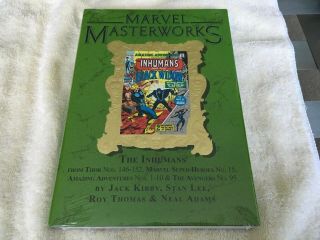 Marvel Masterworks Volume 125 The Inhumans 1 Variant Ed Hc Ltd To 1237 -