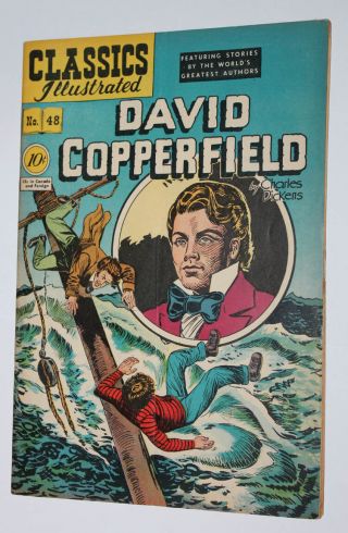 (1st Edition) Classics Illustrated 48 David Copperfield Charles Dickens Hrn