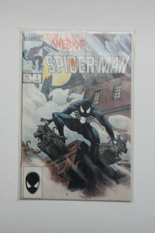 Marvel Web Of Spiderman 1 Vintage Comic 1984